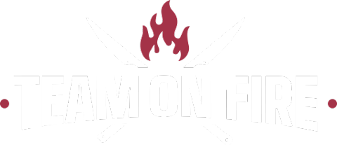 Logotipo do Team On Fire Do Churrasco On Fire