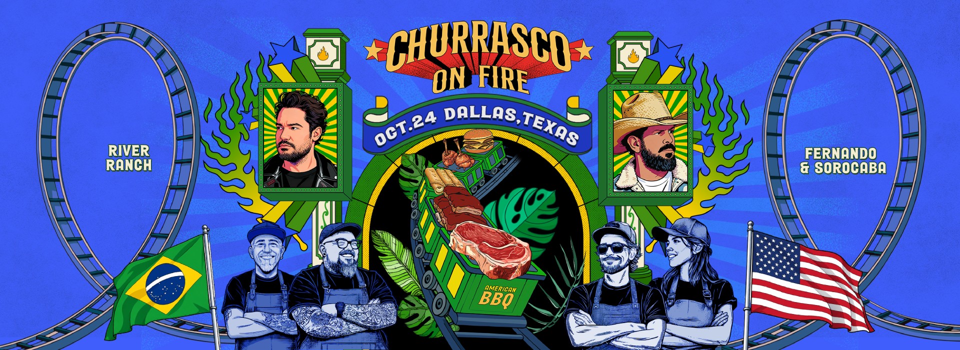 O maior evento de churrasco e música do Brasil chega ao Texas!