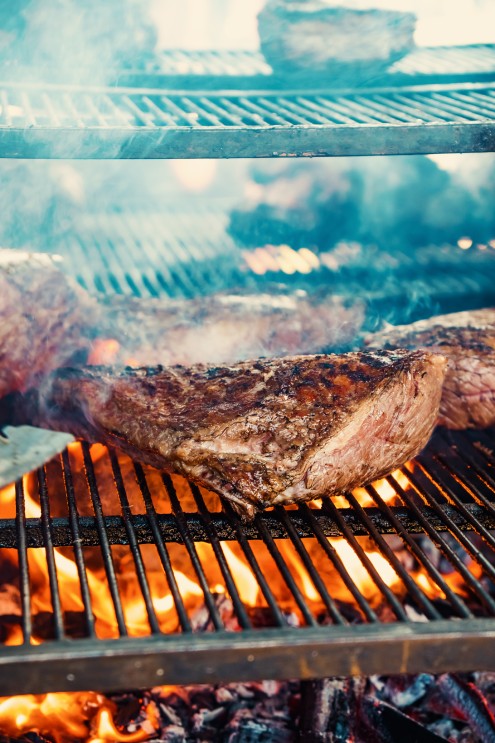 Churrasco on Fire