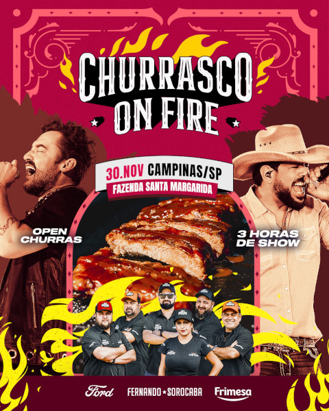 Banner do Evento Isso É Churrasco OnFire Campinas/SP