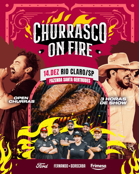 Banner do Evento Isso É Churrasco OnFire Rio Claro/SP