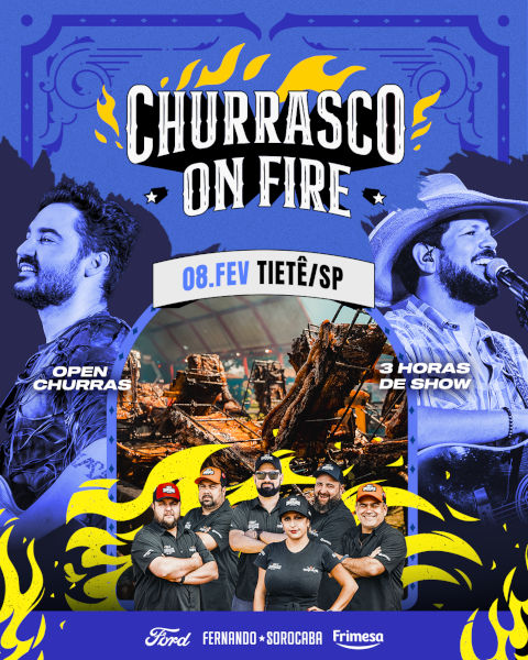 Banner do Evento Isso É Churrasco OnFire Tietê/SP