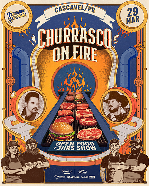 Banner do Evento Isso É Churrasco On Fire Cascavel/PR