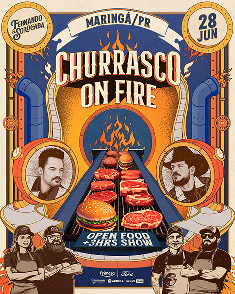 Banner do Evento Isso É Churrasco On Fire Maringá/PR
