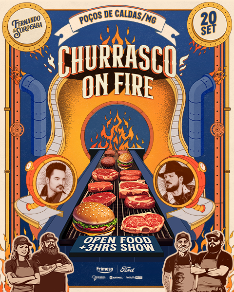 Banner do Evento Isso É Churrasco On Fire Poços de Caldas/MG