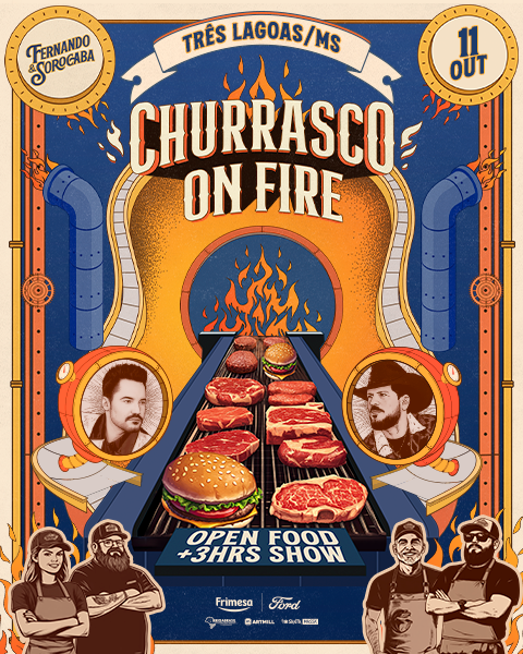 Banner do Evento Isso É Churrasco On Fire Três Lagoas/MS