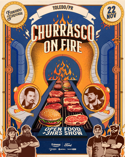 Banner do Evento Isso É Churrasco On Fire Toledo/PR