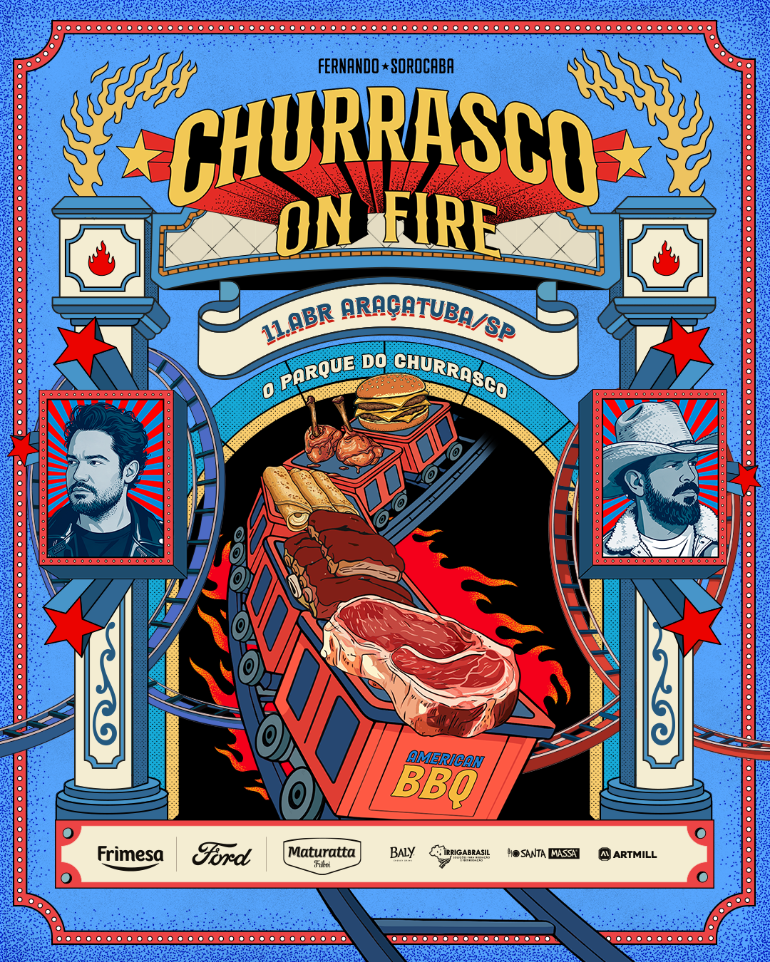 Isso É Churrasco On Fire Araçatuba/SP Banner do Evento Isso É Churrasco On Fire Araçatuba/SP