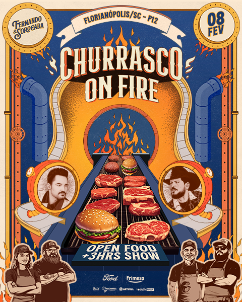 Isso É Churrasco On Fire Florianópolis/SC Banner do Evento Isso É Churrasco On Fire Florianópolis/SC